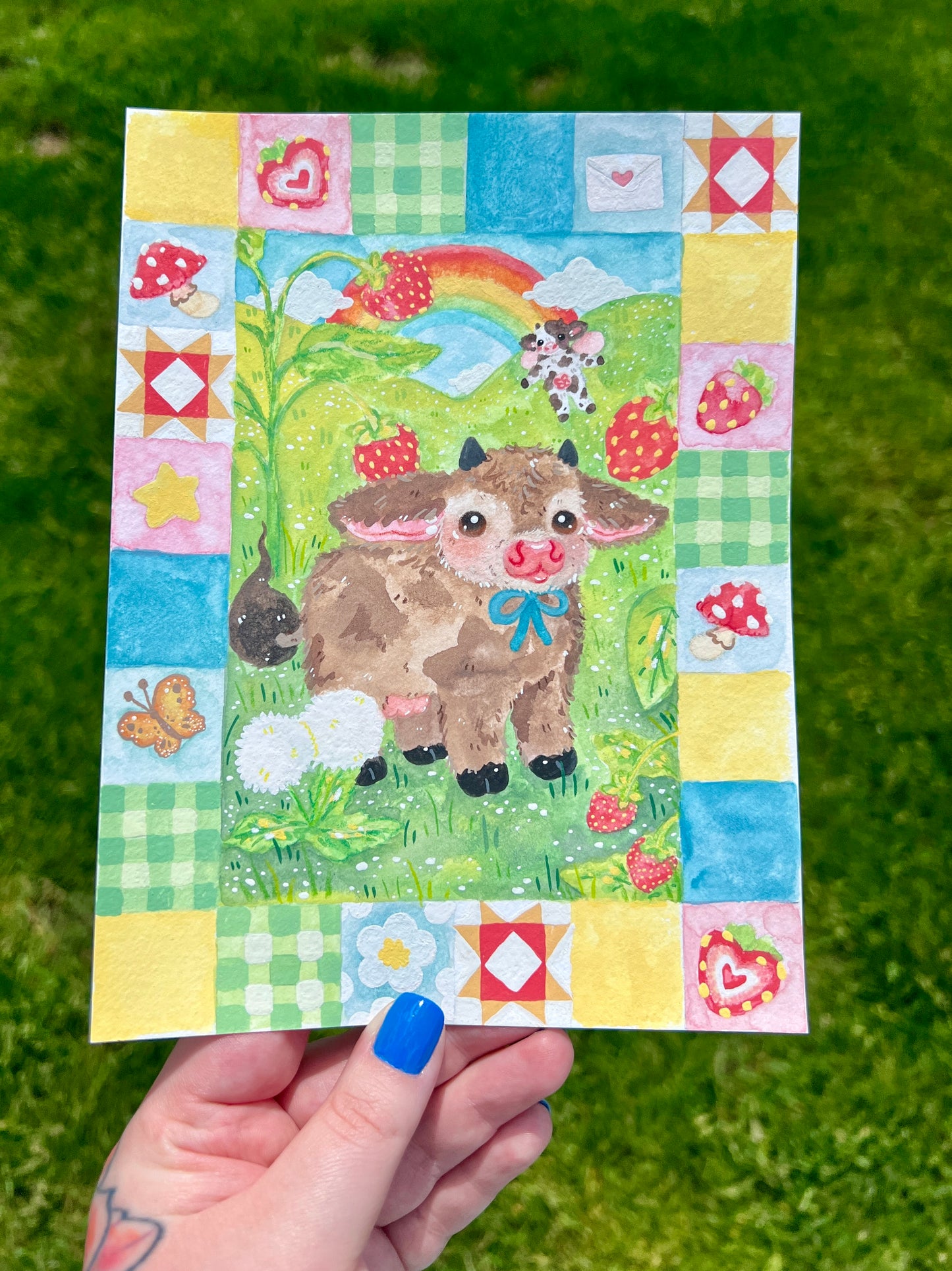 Strawberry Fields Painting
