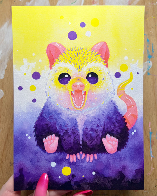 Nonbinary Possum Print