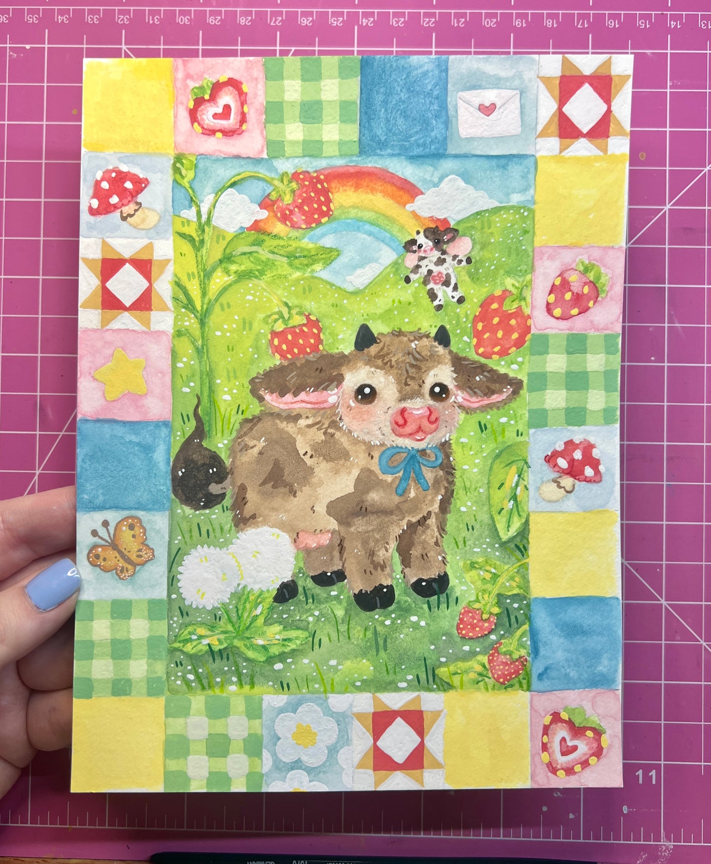 Strawberry Fields Painting
