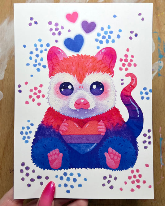 Bisexual Possum Print