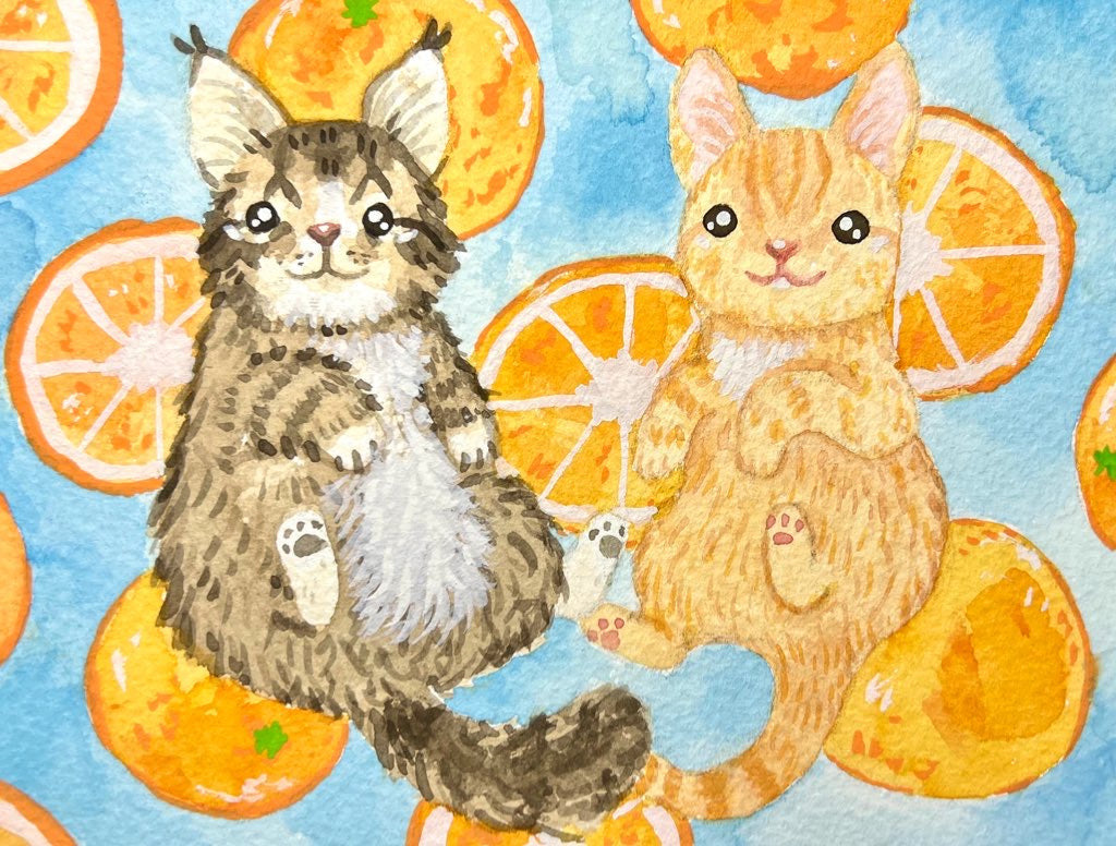 Stylized Watercolor Pet Illustration