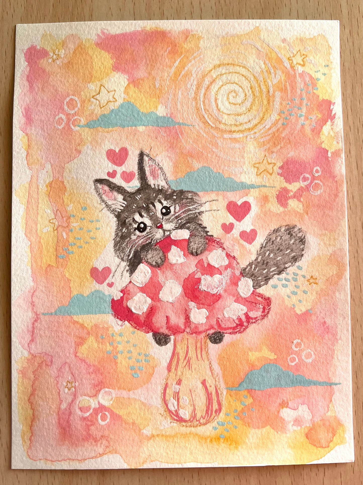 Stylized Watercolor Pet Illustration