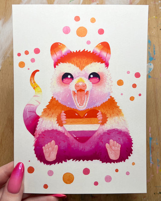 Lesbian Possum Print