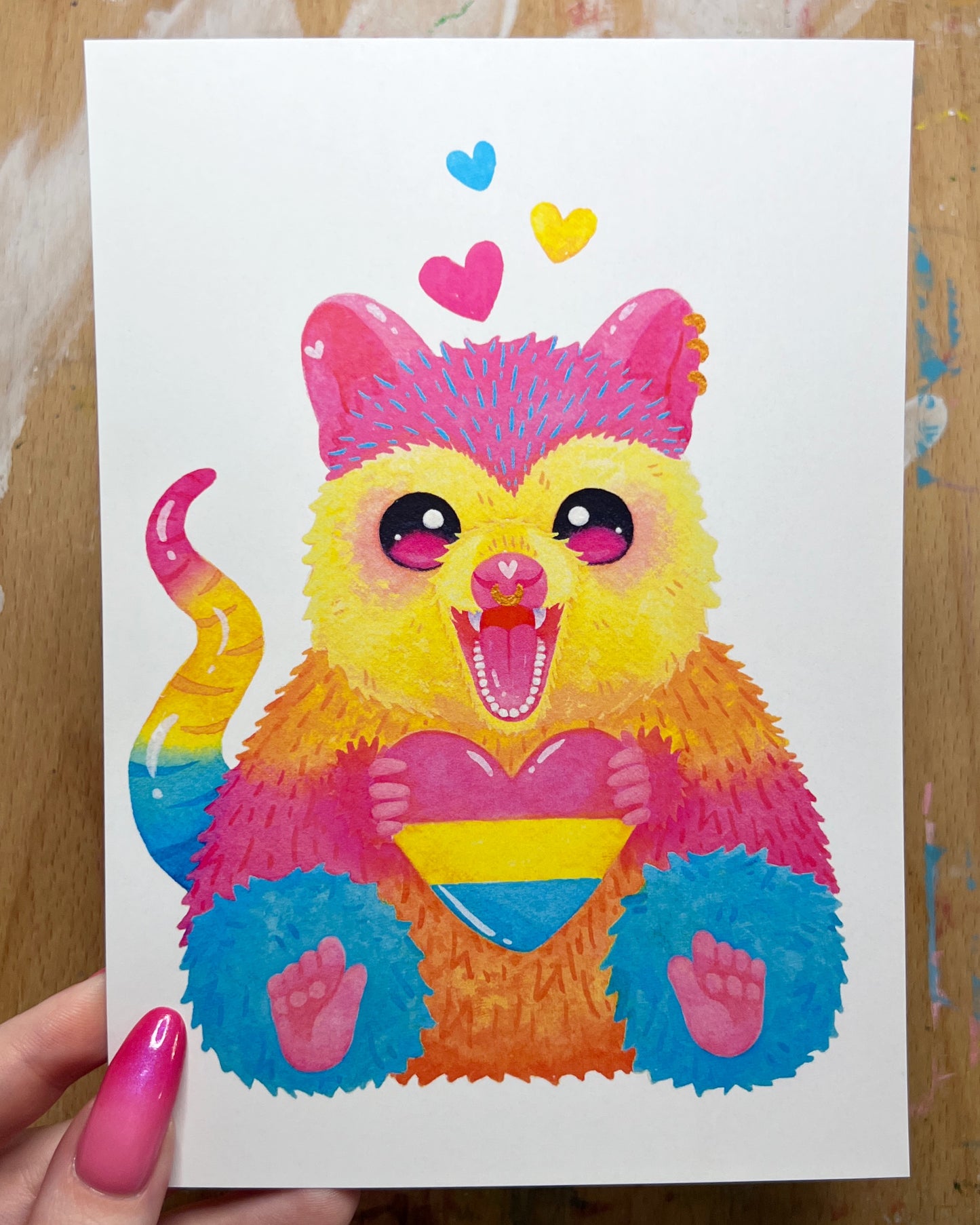 Pansexual Possum Print