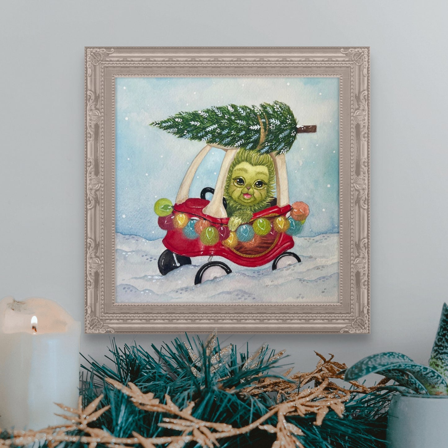 Baby G in his WhoCar Painting