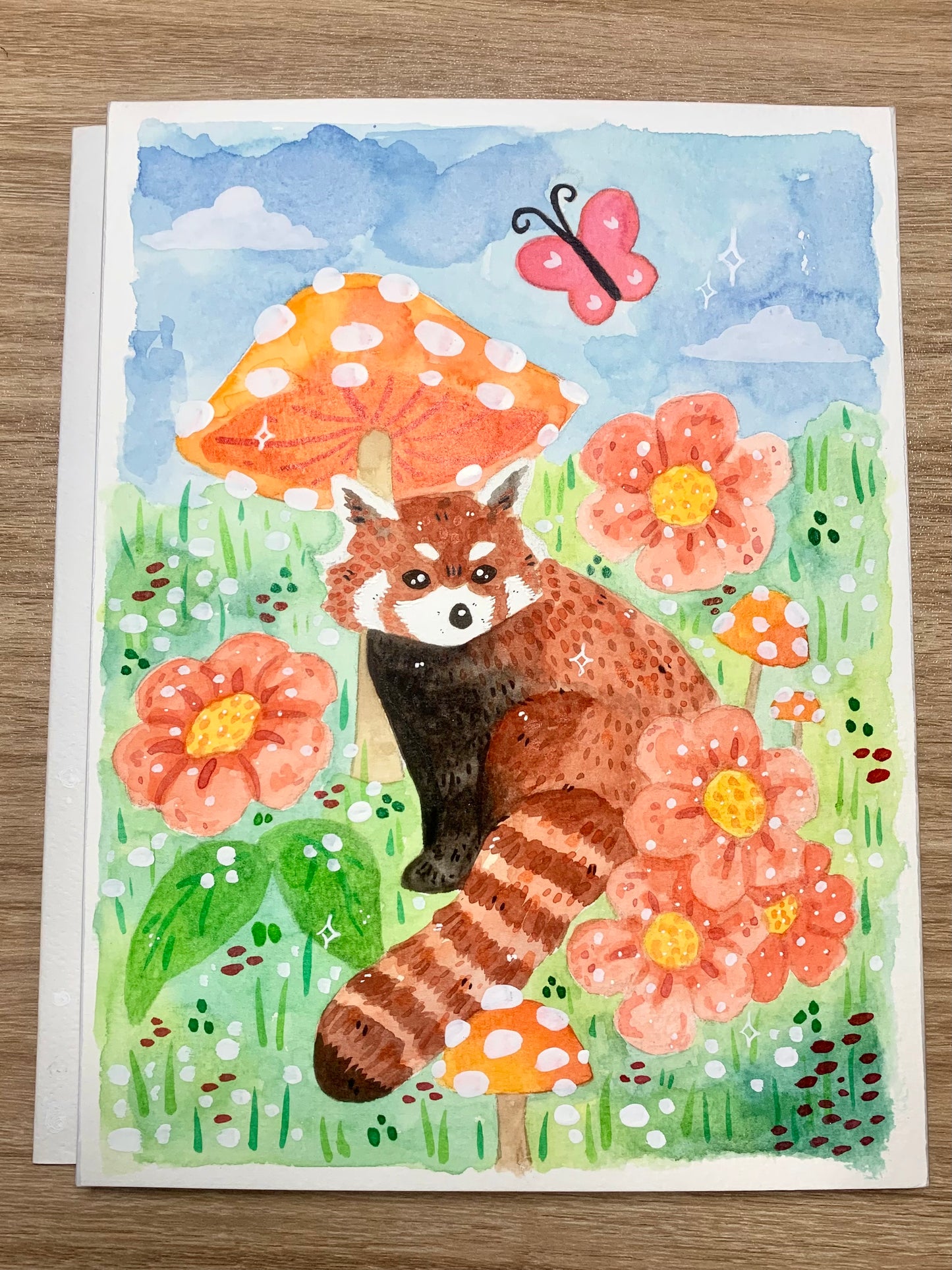 Red Panda Painting