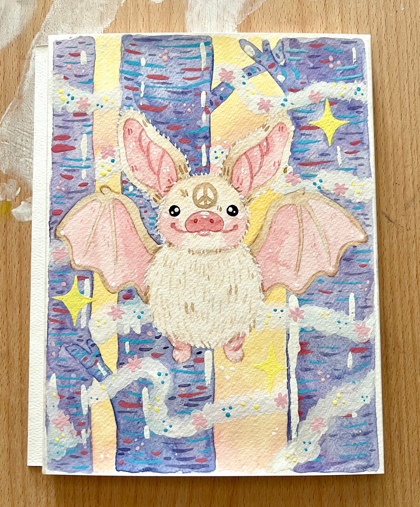 Batty Baby Painting