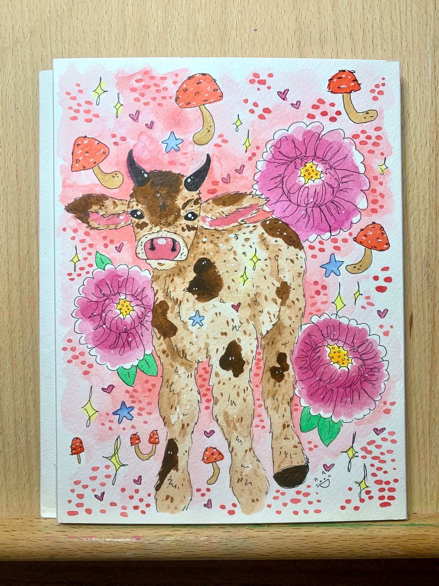 Pinky Cow Painting