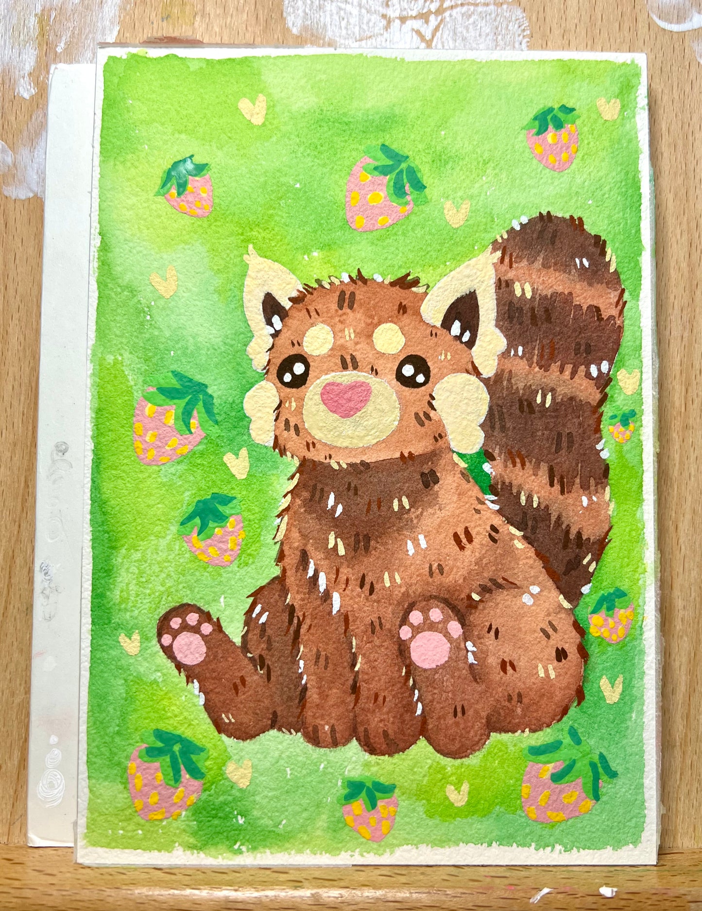 Red Panda Painting