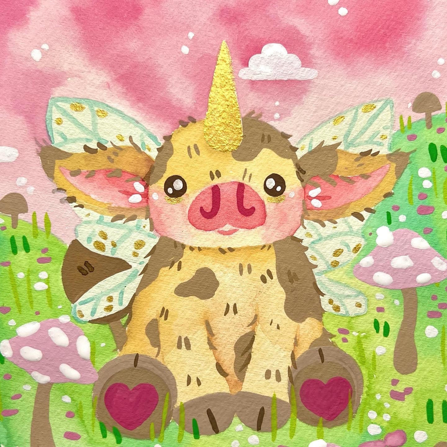 Fairy Cow Painting