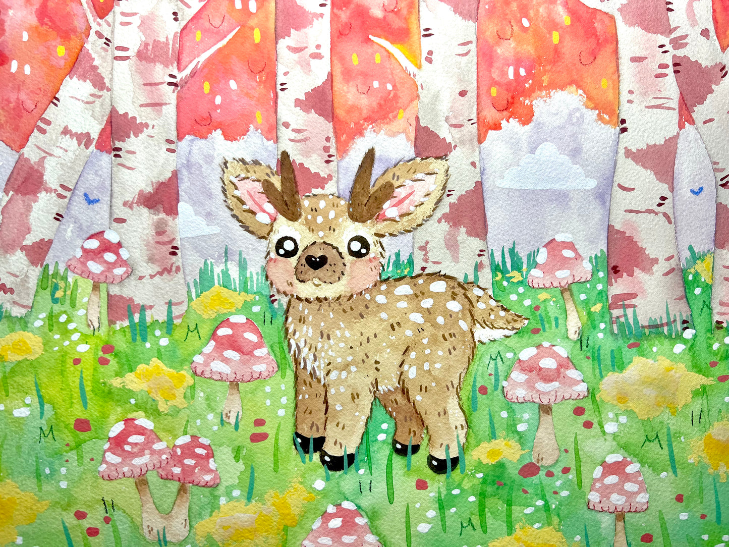 Fuzzy Deer Painting