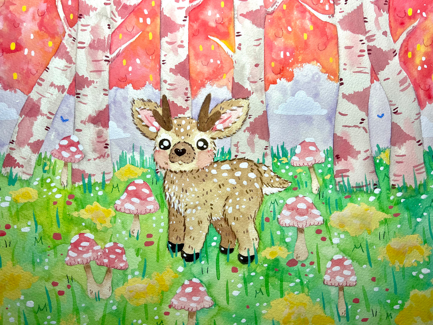 Fuzzy Deer Painting