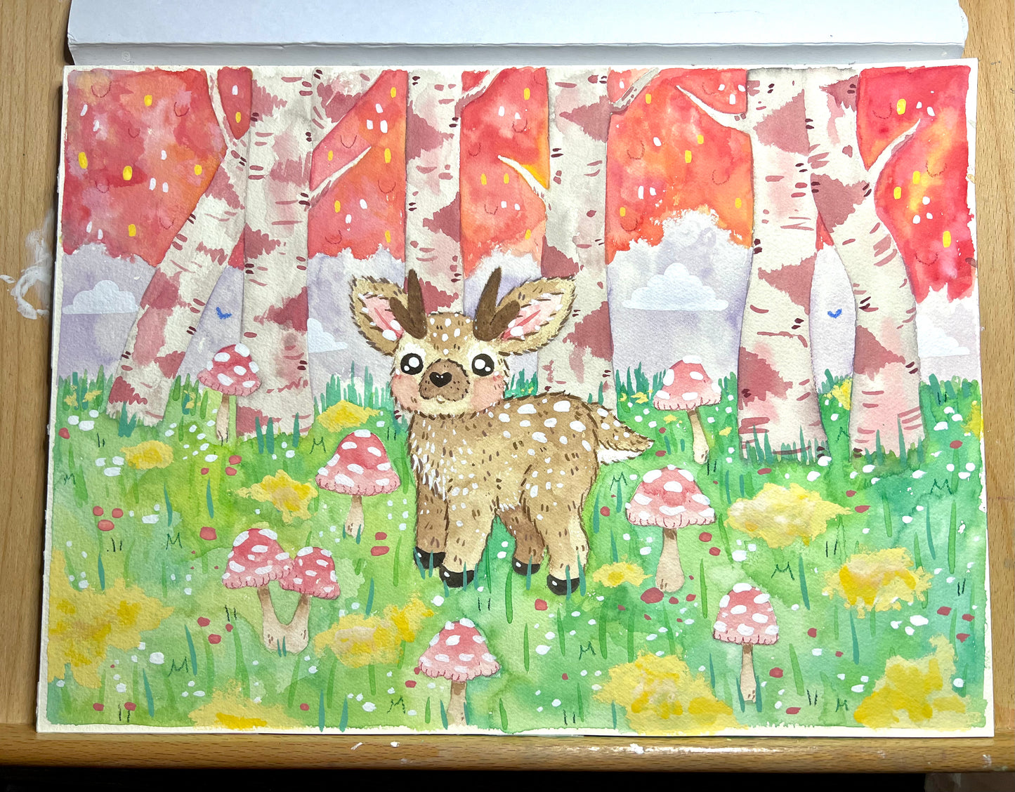Fuzzy Deer Painting