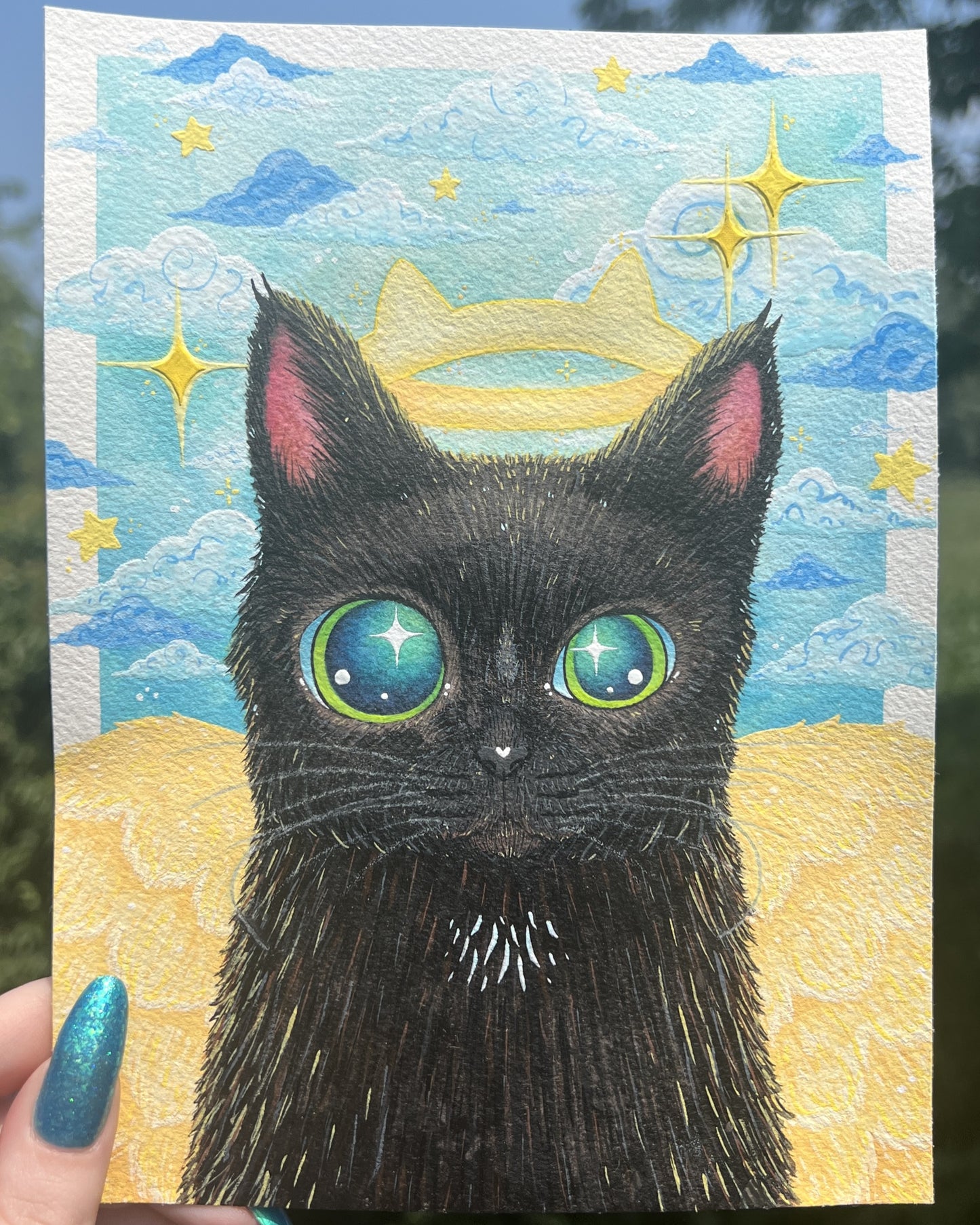 Stylized Watercolor Pet Illustration ~ Request a Quote