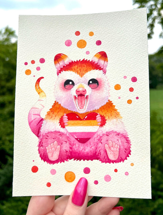 Lesbian Possum Painting