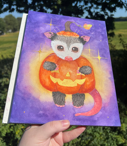 Pumpkin Possum Painting
