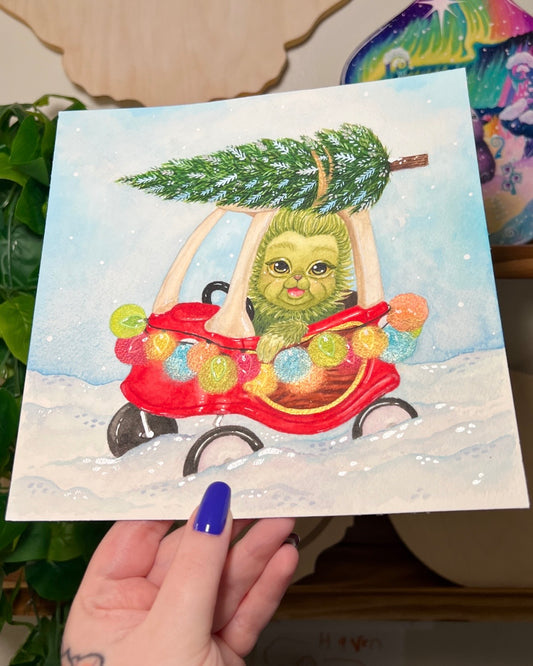 Baby G in his WhoCar Painting