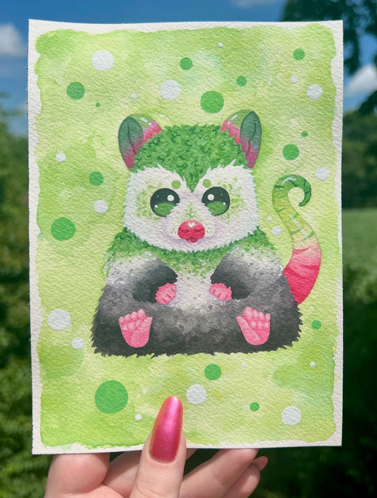 Aromantic Possum Painting