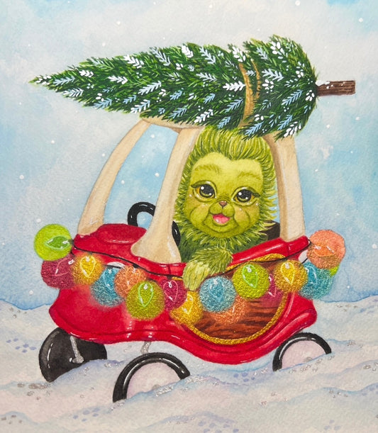 Baby G in his WhoCar Painting
