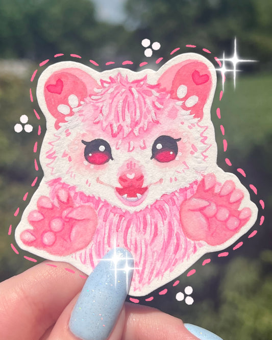 Possum Painting Cutout