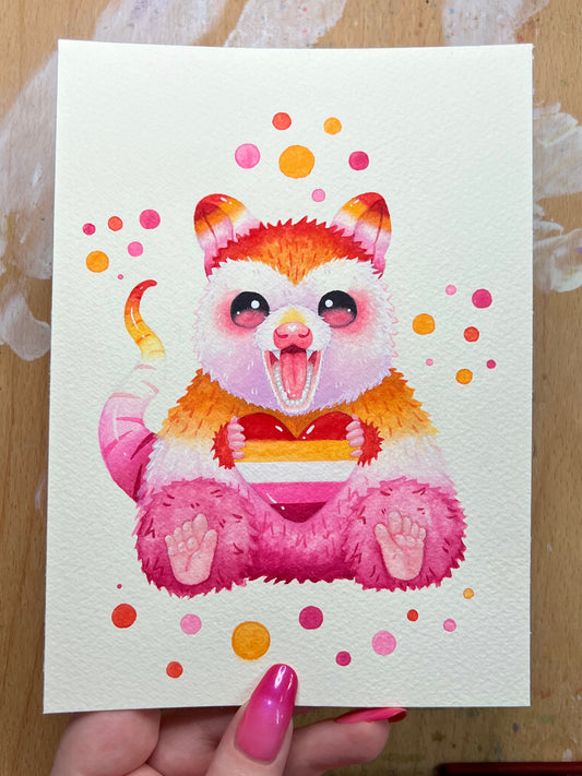 Lesbian Possum Painting