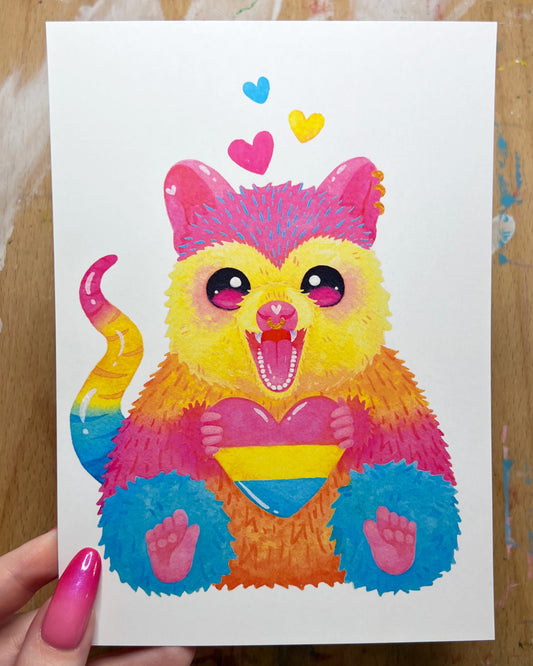 Pansexual Possum Print