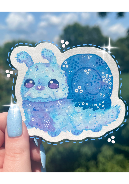 Fuzzy Snail Painting Cutout