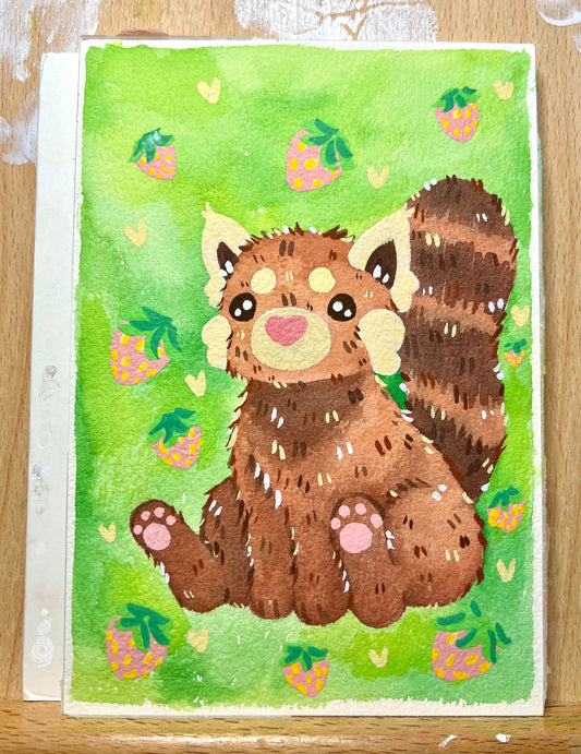 Red Panda Painting