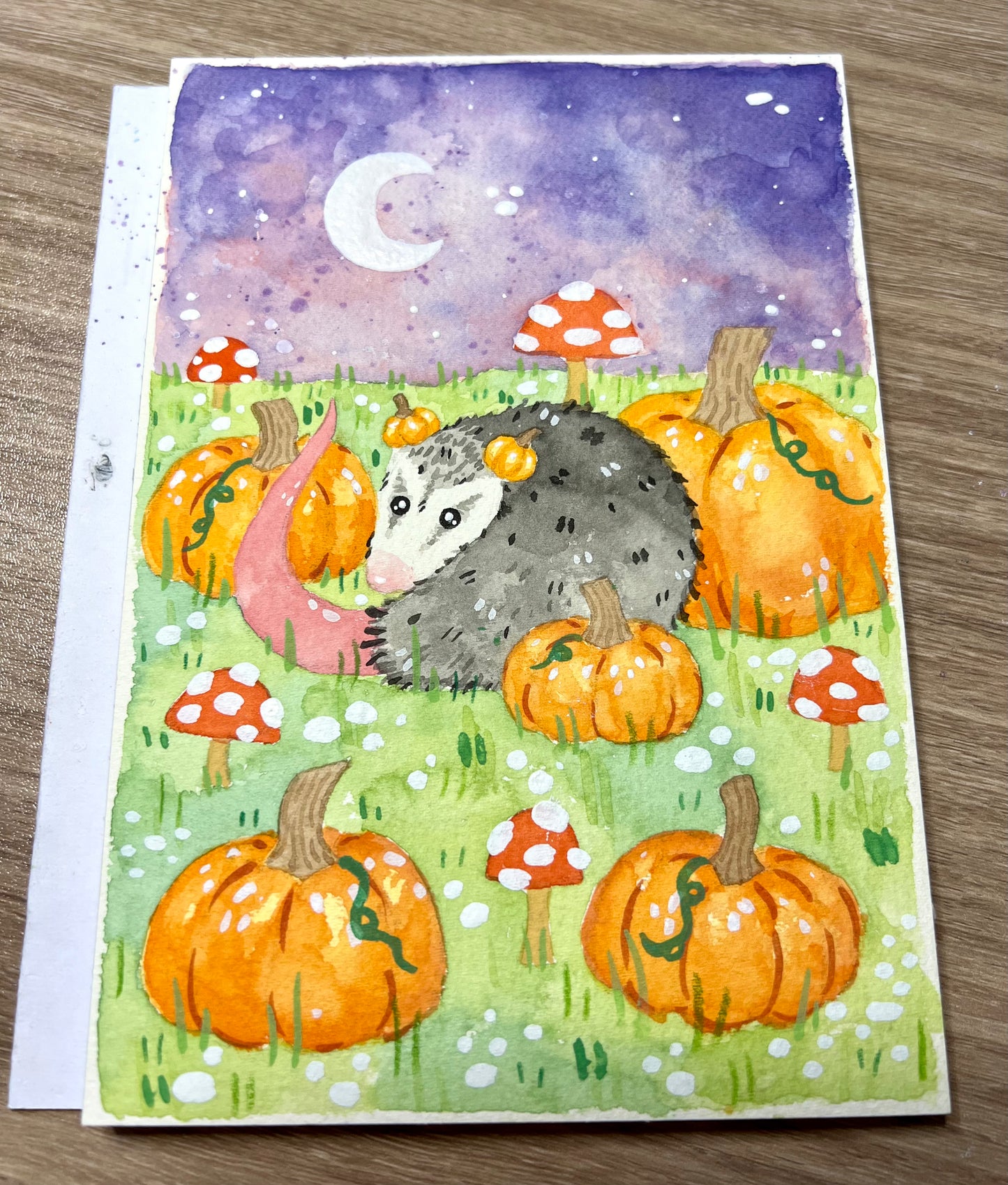 Pumpkin Possum Painting