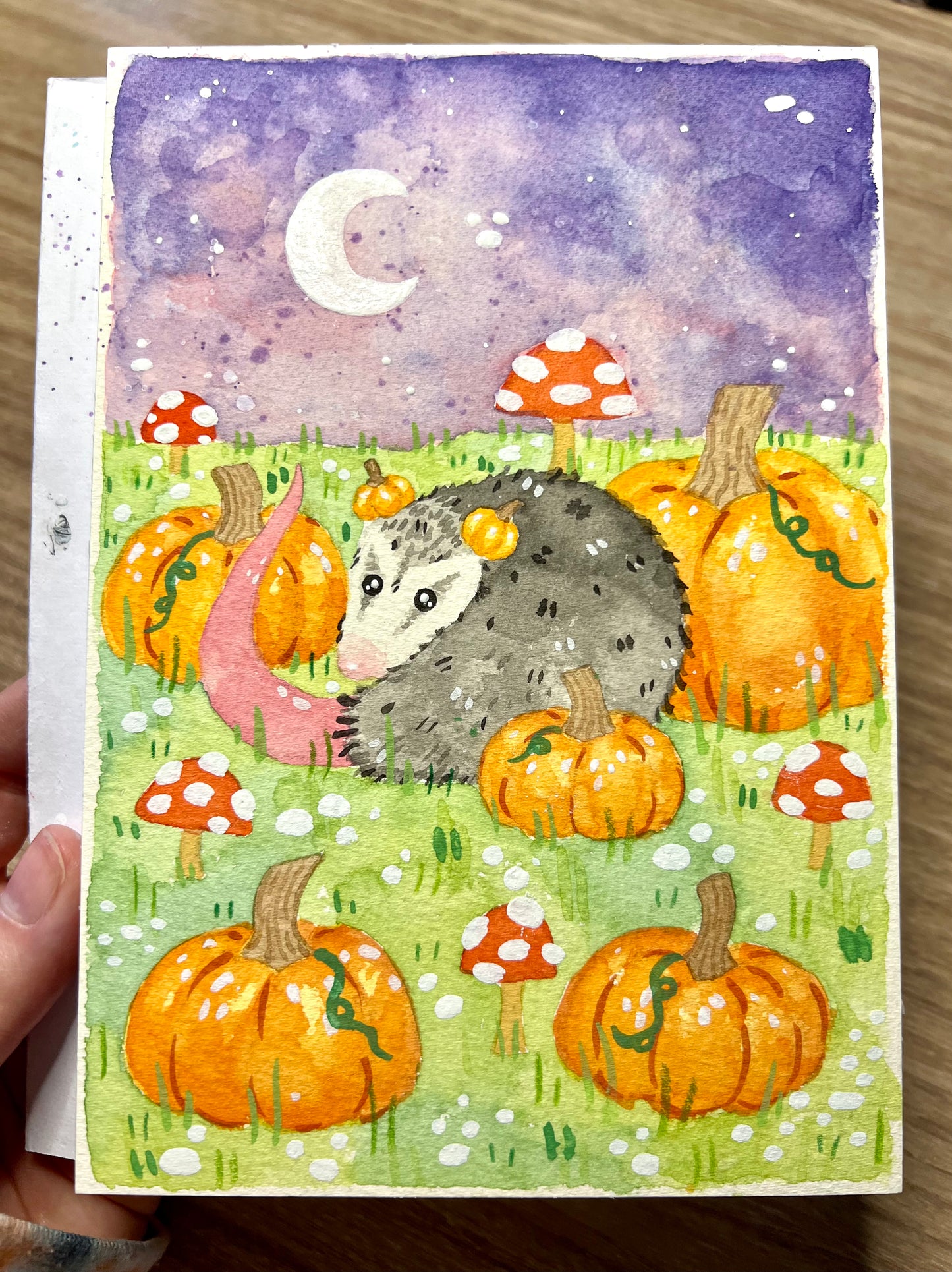 Pumpkin Possum Painting