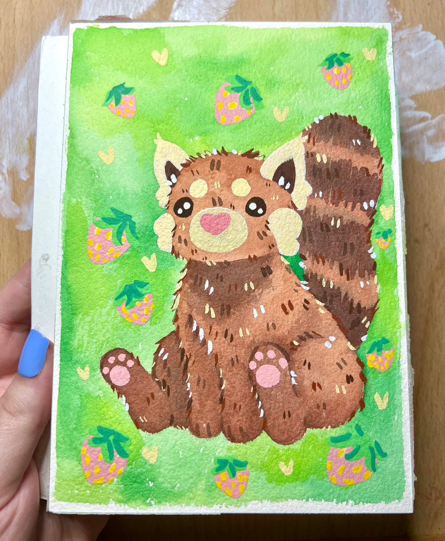 Red Panda Painting